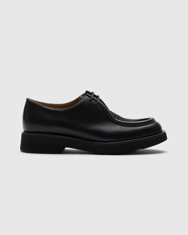 Nelly Soft Grain Leder und Woll Schnürschuh