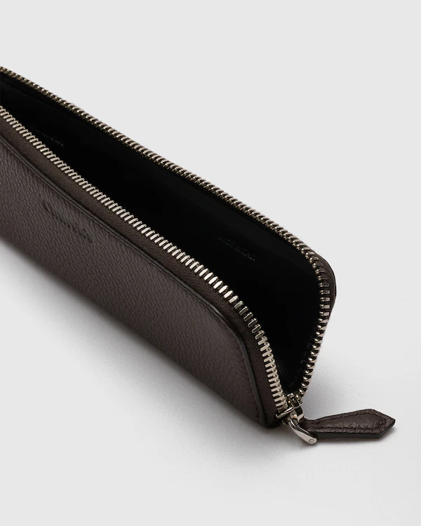 Pouch mit Reh-Muster aus Kalbsleder für Stifte