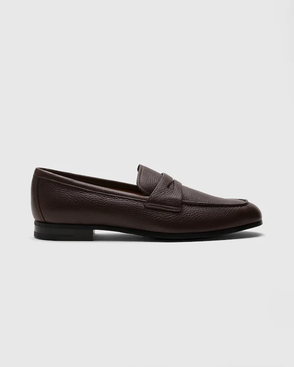 Milton Deerskin Loafer mit antikem Finish