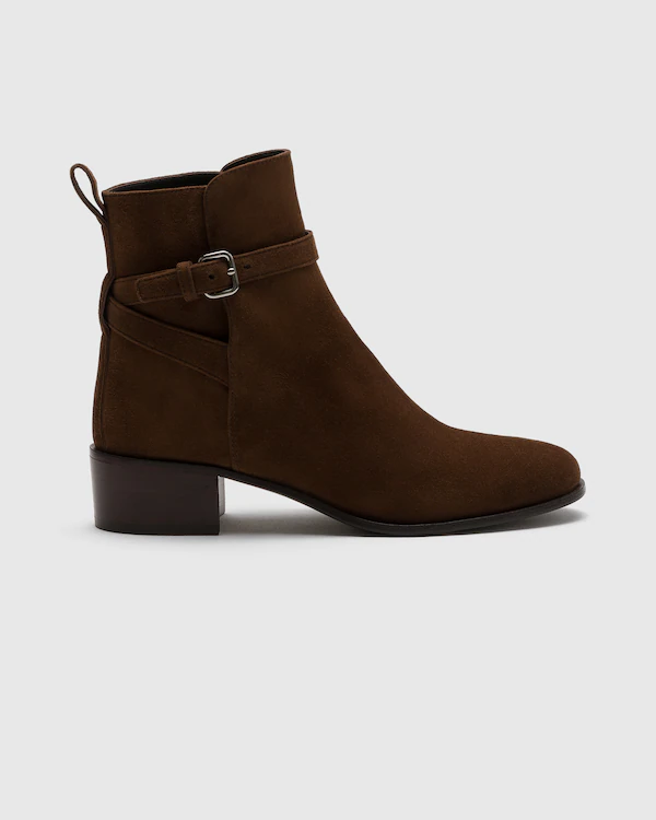 Paloma Wildlederstiefel mit antikem Finish
