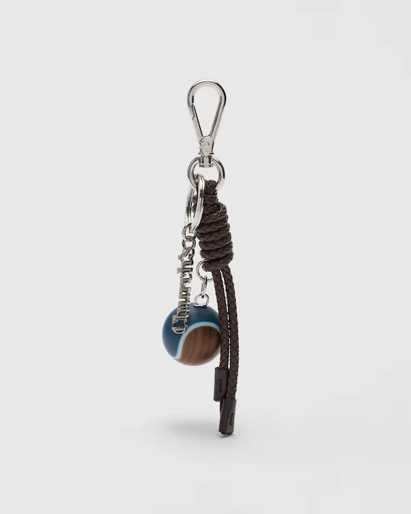 Charm-Tennischmuck aus Nappaleder und Harz