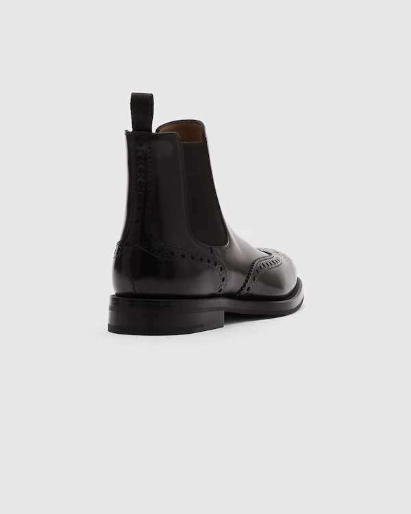 Ketsby Wg polierter Binder Brogue Chelsea-Stiefel
