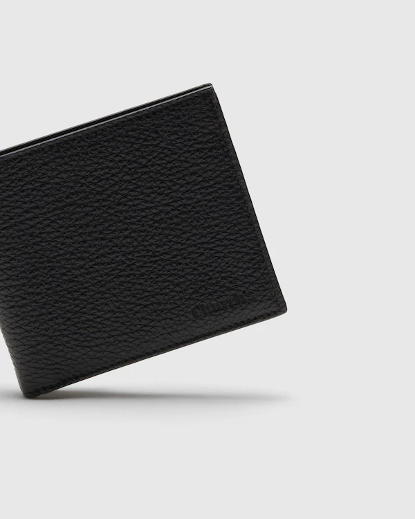 Brieftasche mit Reh-Muster aus Kalbsleder