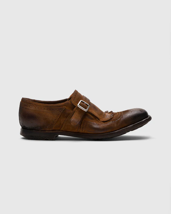 Shanghai Vintage Lederriemen-Laufschuh