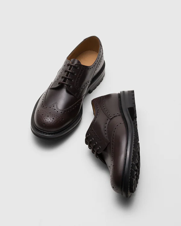 Mc Pherson LW Fumé gebürstetes Leder Derby Brogue
