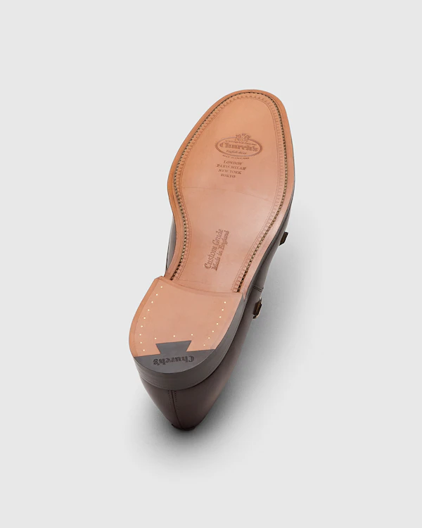 Cowes gebleichtes Kalbsleder Monk Strap