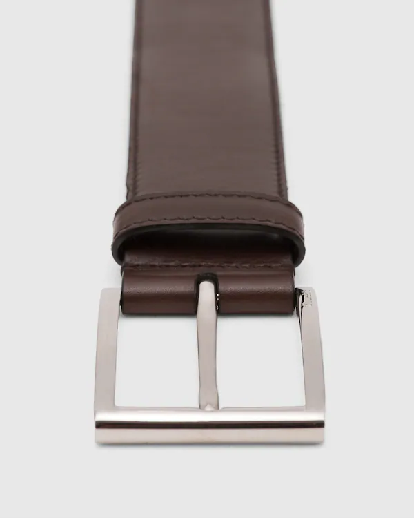 Langes Schnallen-Gürtel Nevada-Leder