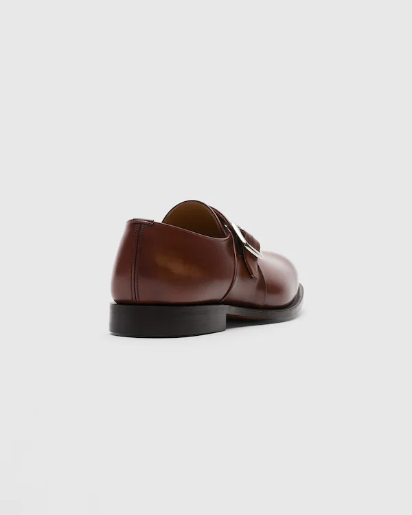 Westbury gebleichtes Kalbsleder Monk Strap