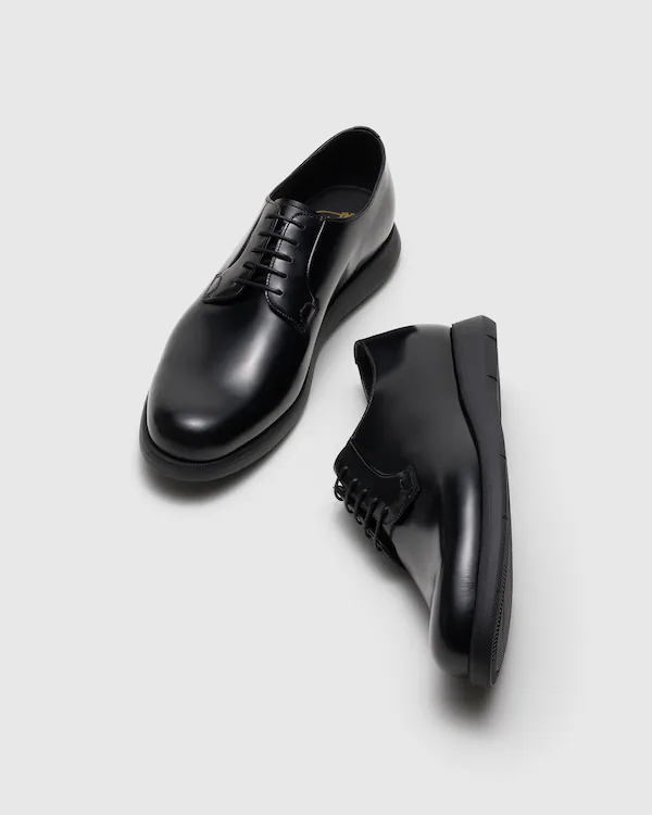 Redruth Roadrunner Polierter Fumé-Leder-Derby