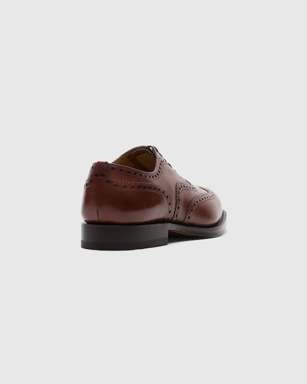Burwood gebleichtes Kalbsleder Oxford Brogue