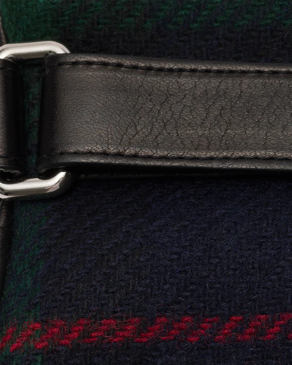 Herrenhandschuhe Nappa und Wolle Tartan Herrenhandschuhe