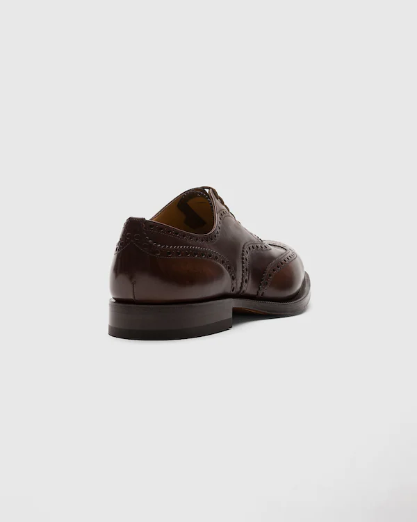 Burwood gebleichtes Kalbsleder Oxford Brogue