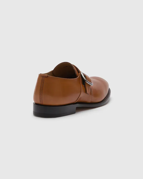 Westbury gebleichtes Kalbsleder Monk Strap