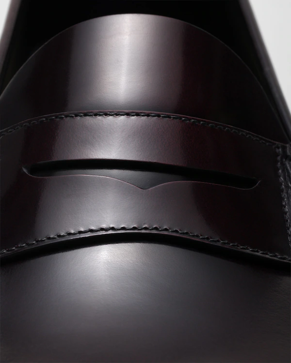 Rowley Polierter Fumé-Leder-Laufschuh