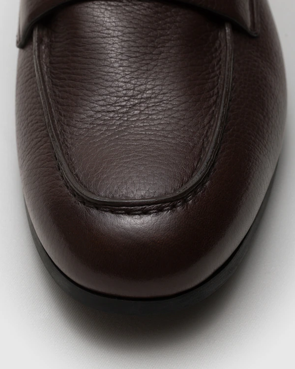 Milton Deerskin Loafer mit antikem Finish