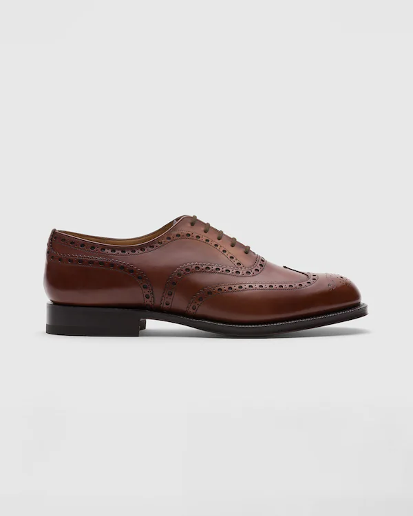 Burwood gebleichtes Kalbsleder Oxford Brogue