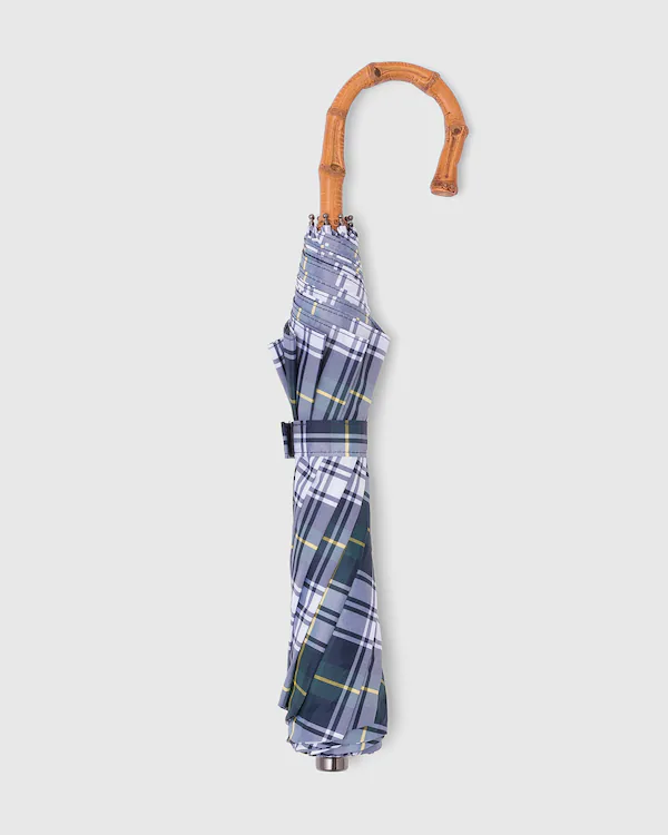 Teleskopisches Regenschirm Tartan Whangee-Griff