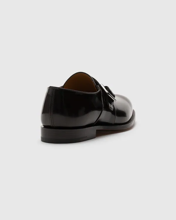 Westbury polierter Fumé-Leder-Mönchsschuh