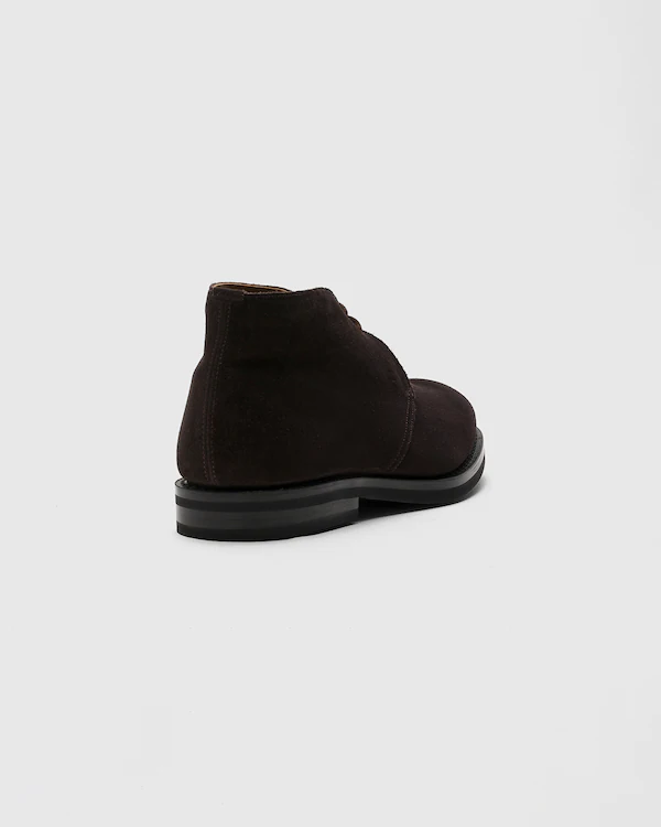 Ryder Fur Lw Suede und Schaffell-Wüstenstiefel