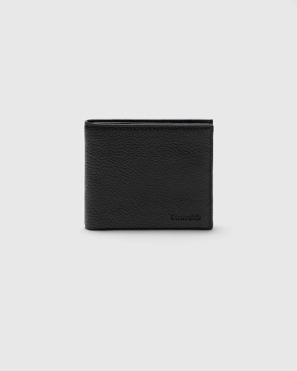 Brieftasche Münzgeldbörse Reh-Muster Kalbsleder-Börse