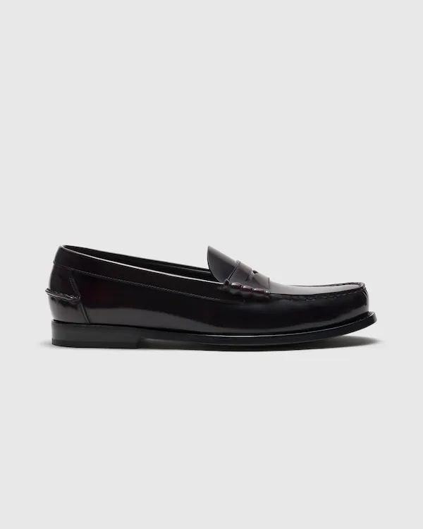 Rowley Polierter Fumé-Leder-Laufschuh