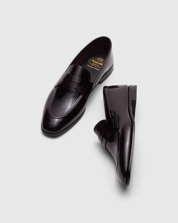 Maesteg Polierter Fumé Loafer
