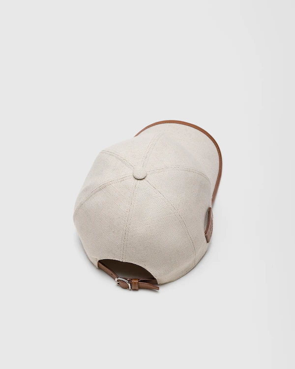Cap aus Leinenmischung Baseballcap
