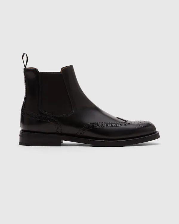 Ketsby Wg polierter Binder Brogue Chelsea-Stiefel