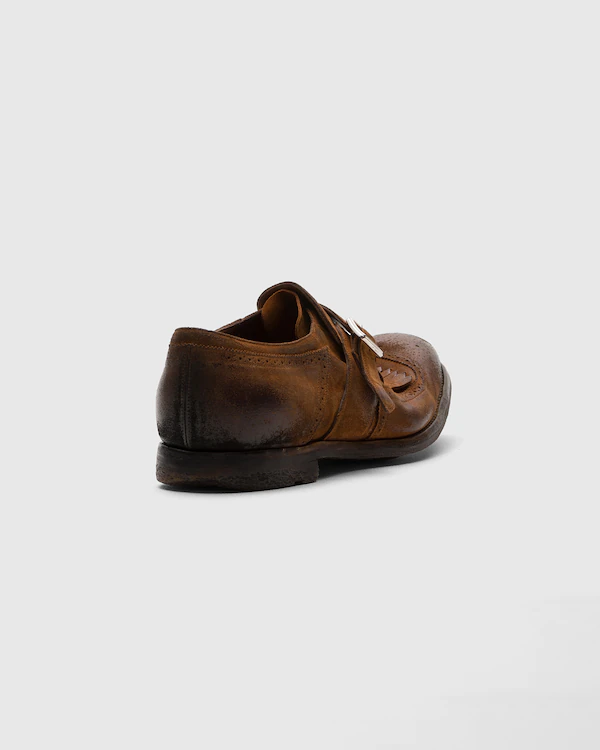 Shanghai Vintage Lederriemen-Laufschuh