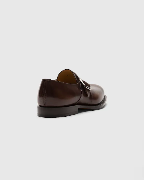 Westbury gebleichtes Kalbsleder Monk Strap