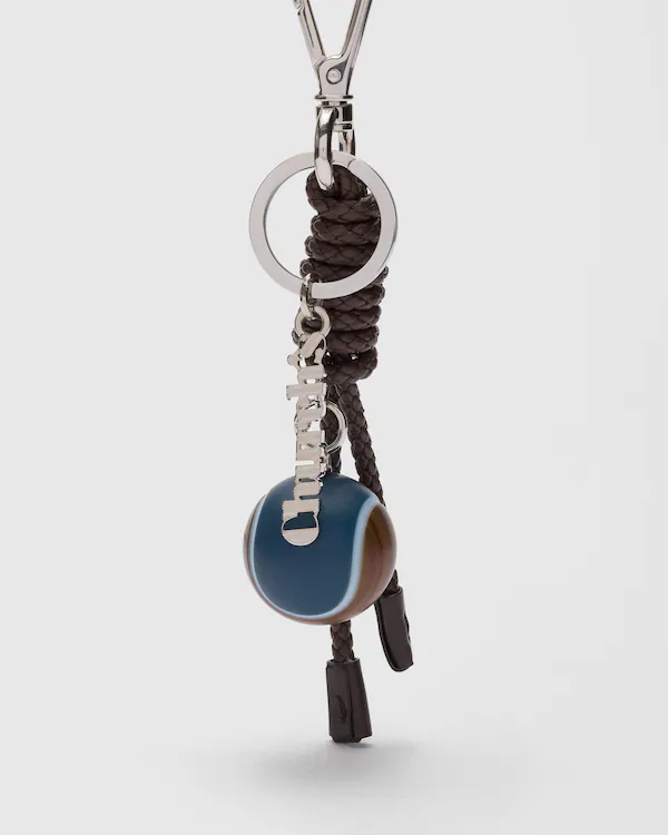 Charm-Tennischmuck aus Nappaleder und Harz