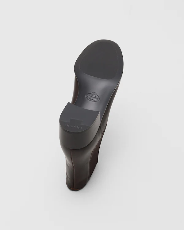 Otillie Polierter Fumé-Leder-Chelsea-Stiefel